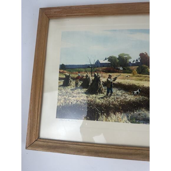 Vtg Aiden Lassell Ripley Signed Print Start Of The Season Framed Picture Artwork - Picture 4 of 10